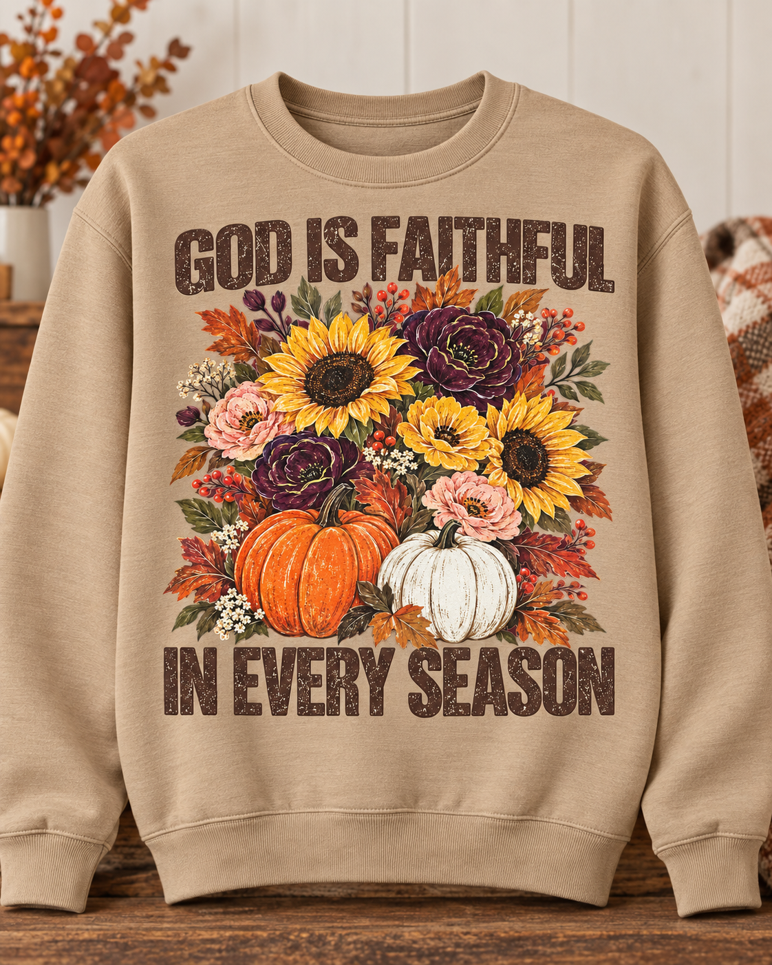 God Is Faithful in Every Season Sweatshirt