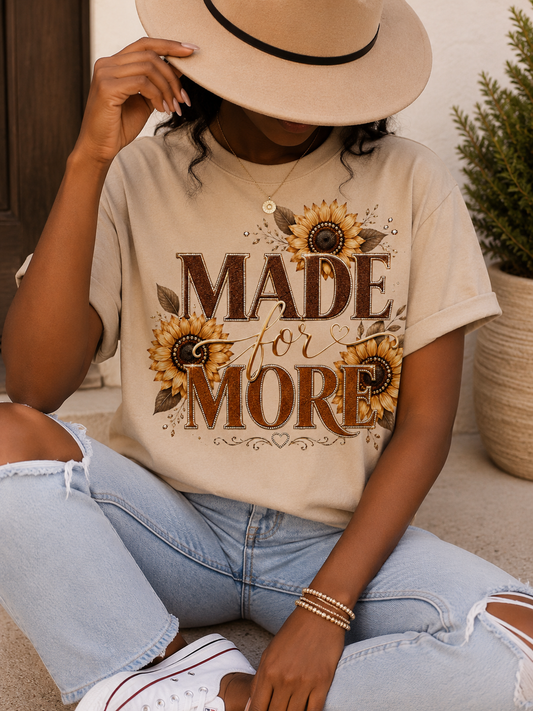 Made for More Sunflower Tee