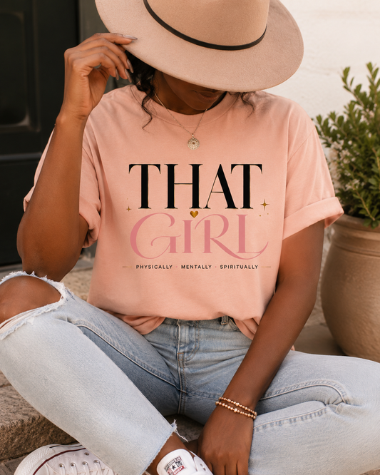 That Girl Tee – Physically. Mentally. Spiritually.