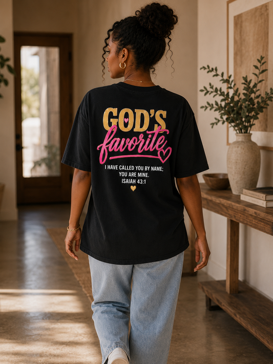 God’s Favorite Isaiah 43:1 Tee